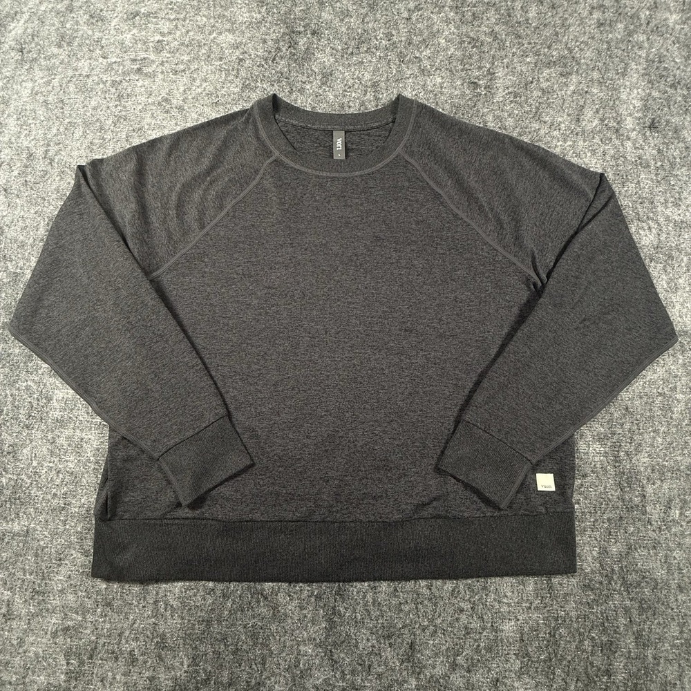 Vuori Women's Charcoal Gray Crewneck Sweatshirt